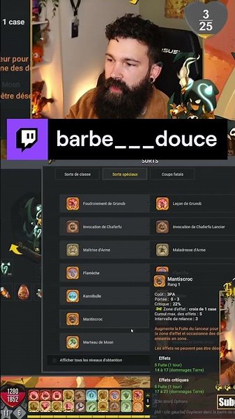 SORT DONJON MANTISCORE | barbe___douce sur #Twitch