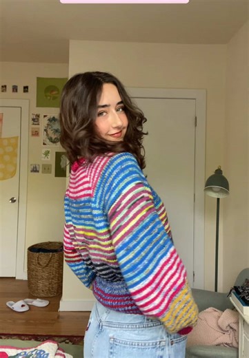 Striped Raglan Cardigan by Loupy Studios Review