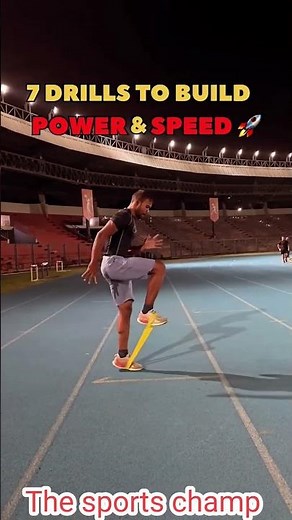 7 drills to build speed and power #running #athletics #speedworkout #athleticstraining #sprinting