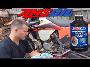 KTM Dirt Bike Hydraulic Clutch Fluid Change with AMSOIL