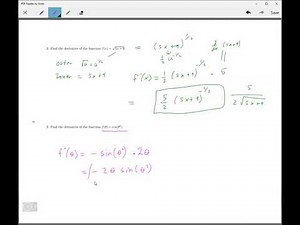 3.4 (Math 212) The Chain Rule