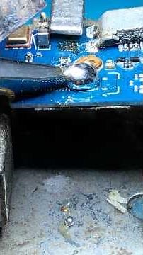 PCB connector repair #repairs #mobile #repairing_video #shorts