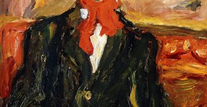 L'homme au foulard rouge de Chaïm Soutine - Reproduction tableau