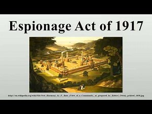 Espionage Act of 1917