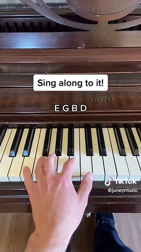 Learn Piano Harmony with Face F A B D EG B D EG A C
