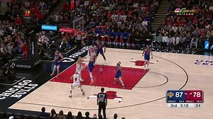 Coby blows by the defense for the layup