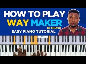 How To Play Way Maker on Piano — So Easy You’ll Be Shocked | 2025 #waymaker #easypianotutorial
