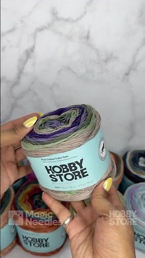 Fine Mercerised Cotton Cake Yarn by Hobby Store