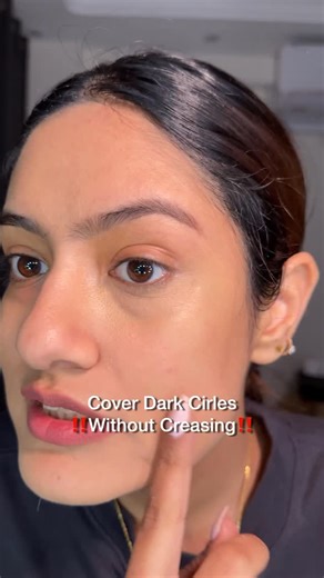 Mansi Kukreja on Instagram: "Concealer creasing hack✨ Ib: @adityamadiraju concealer crease, concealer hack, concealer"