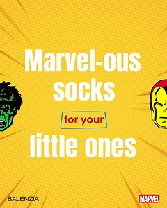 From Iron man to the Hulk our Marvel kids socks have will take you on a ‘Marvel’-ous adventure. 🌟Which one is your kid’s pick?🤩 #Balenzia #BZKids #BalenziaKids #AvengersMerch #Marveloussocks #KidsSocks #MarvelSocks #KidsCollection #MarvelMerch #SocksforKids #BalenziaxMarvel | SocksXpress