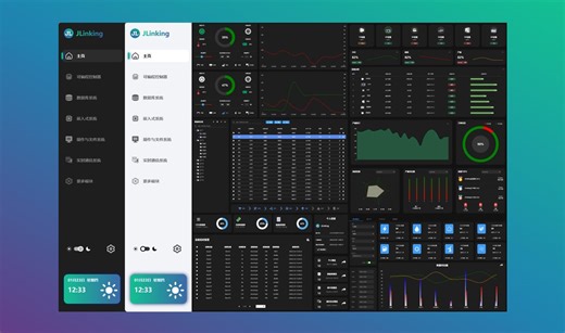 C# | WPF | 终章 | 整合版 | 主题切换 | 导航栏 | 输入框 | 选择器 | 表格 | 树控件 | 卡片 | 进度条 | 图表 | 等