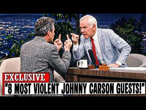 Johnny Carson Faced His 8 Most Unpredictably Violent Guests on Live TV!