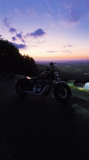 Harley-Davidson Forty-Eight ASMR | Engine Sound & Epic Sunset View | Japan Winter Mountain Ride