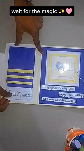 Easy Birthday Card Making 🎂 Waterfall Card with Secret Message#viralvideo #diy