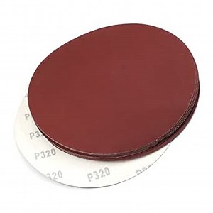 Utoolmart 8" Hook and Loop Sanding Discs 320 Grit Aluminum Oxide Sandpaper for Random Orbit Sander Wood Metal Auto Dry Polishing 10pcs