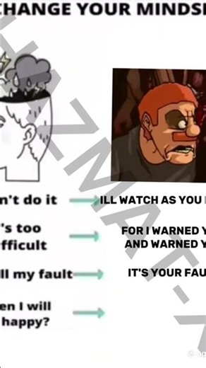 change your mindset #fnf #dbtg #sml