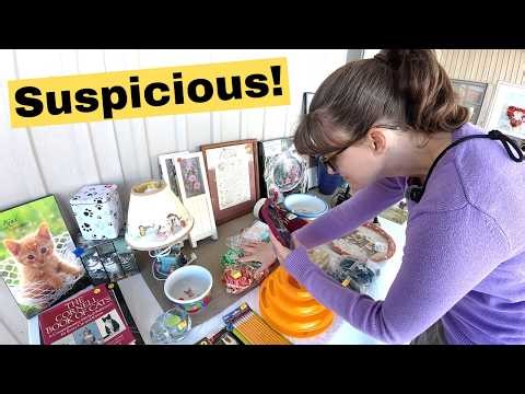 Something SEEMED OFF At This Packed Garage Sale!
