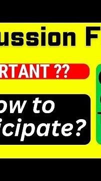 How to Participate in Discussion Forum QAED EaSTE Module 1 or Module 2