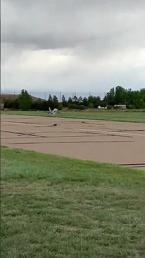 F-16 HSD 105mm Landing nose up
