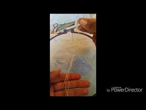 Stitching a Stamped Baby Blanket Tutorial (Invisible/Blind Cross Stitch Method)