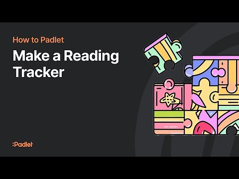 How to make a reading tracker on Padlet