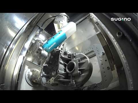 自社製ロボットによる狙い撃ちエアブロー