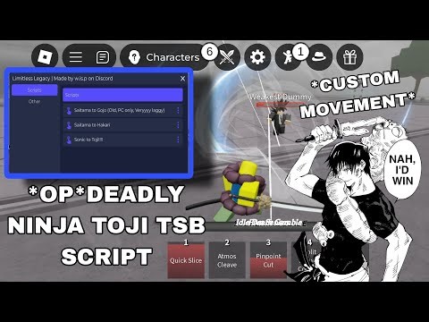 *OP* The Strongest Battleground Deadly Ninja Toji Script | Fluxus,Hydrogen,Delta,Arceus X Mobile