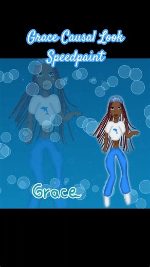 (Winx Club OC Speedpaint) Grace Causal Look #winxclub #Winx #digitaldrawing