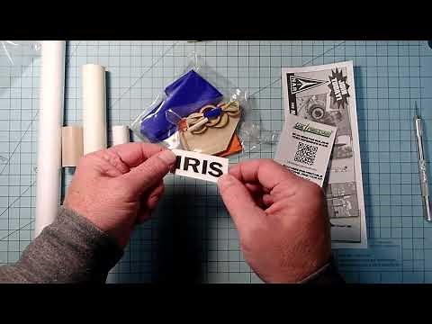 LOC Precision "LOC1 Iris" model rocket assembly