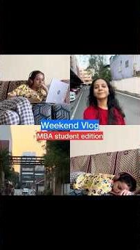 Day In the Life of a MBA student Weekend Edition #vlog #mba #studywithme #studymotivation #trending