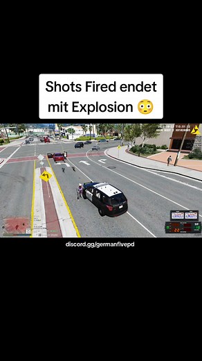 Shots Fired. #german #germanfivepd #fivem #gta #fivepd #gtarp #roleplay #fyp #cop #rp #accident #carcrash