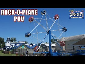 Rock-O-Plane POV (4K 60FPS), Sylvan Beach Amusement Park Eyerly Flat Ride | Non-Copyright