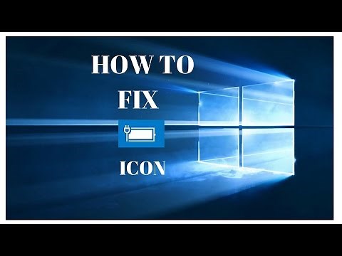 How to fix a battery icon disappeared on windows 10 in 2020