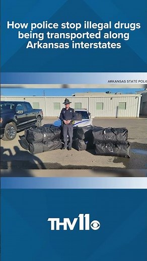 How police stop drugs transported along Arkansas interstates