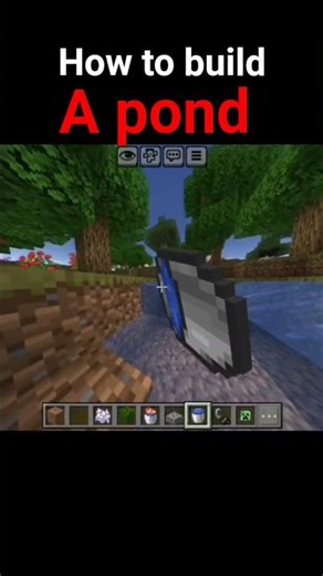 Easy Minecraft Pond