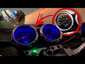 COLOQUEI LED NO PAINEL DA SUZUKI YES | como personalizar painel |