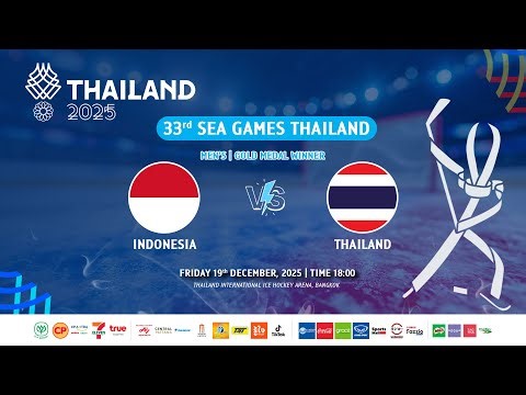 DAY 10 | LIVE🔴 33rd SEAGAMES 2025 - ICE HOCKEY | INDONESIA VS THAILAND | MEN'S GOLD MEDAL GAME