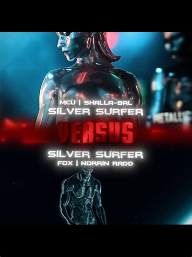 MCU Silver Surfer vs FOX Silver Surfer Showdown
