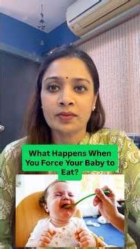 5 Reasons to Stop Forcing Your Baby to Eat #startingsolids #shorts