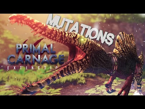 The Next Evolutionary Step.. Mutations! - The Dinosaur Mutation Update - Primal Carnage Extinction