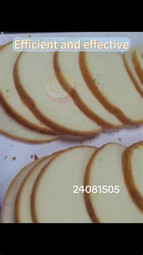 Cake horizontal cutting machine, high efficiency and good effect#foodmachine #fyp #factory #cakecuttingmachine