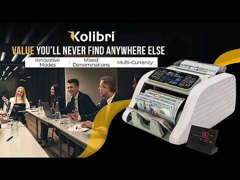Kolibri KBR-500 – The Best Mixed Bill Counter for Your Business! | Kolibri USA