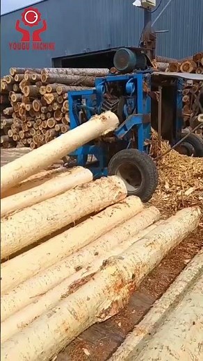 log debarking machine