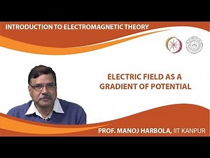 Electric field as a gradient of potential