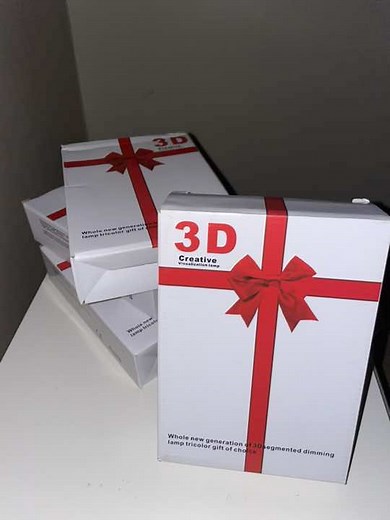 Unique 3D Visualization Lamp - Romantic Gift for Friends