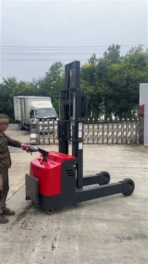 2200lb Full Electric Stacker for Warehouse Narrow Aisles