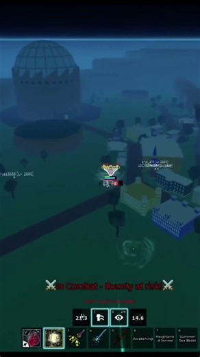 Getting accused by uzoth's crew member (i don't use macro) #bloxfruit #roblox #fyp