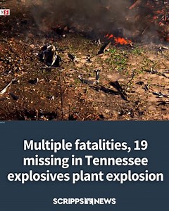 A powerful explosion Friday morning at Accurate Energetic Systems, an explosives manufacturer in Bucksnort, Tennessee, left at least 19 people unaccounted for and caused multiple fatalities, officials said. The blast, reported at 7:45 a.m. and heard 21 miles away, drew a major emergency response. Video: WTVF Click the link in the bio for the latest updates. | Scripps News