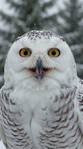 You Won't Believe This Beautiful White Owl! 🦉❄️