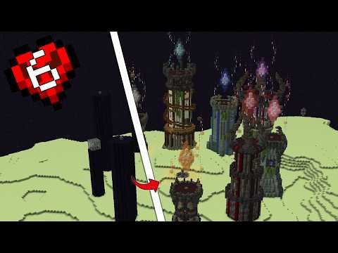 Redesigning The End Pillars In Hardcore Minecraft